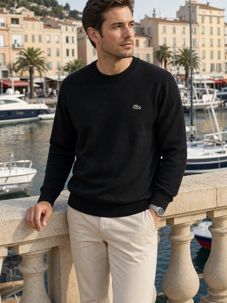 LACOSTE CLASSIC KNITTED JUMPER SET [BUY 2 GET 5] + SUNGLASSES