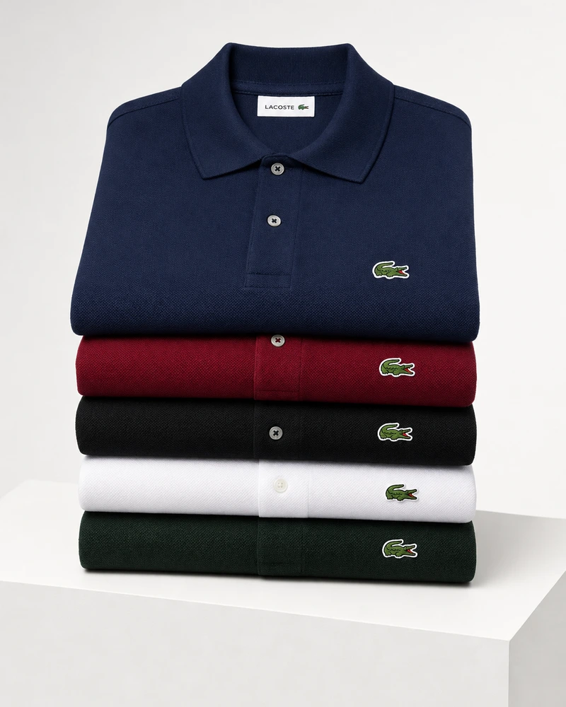 LACOSTE CLASSIC PIQUÉ POLO SHIRT SET [ BUY 2 GET 5 ] + SUNGLASSES
