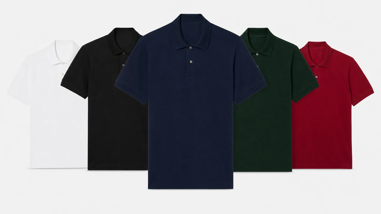 CLASSIC PIQUÉ POLO SHIRT SET [ BUY 2 GET 5 ] + SUNGLASSES