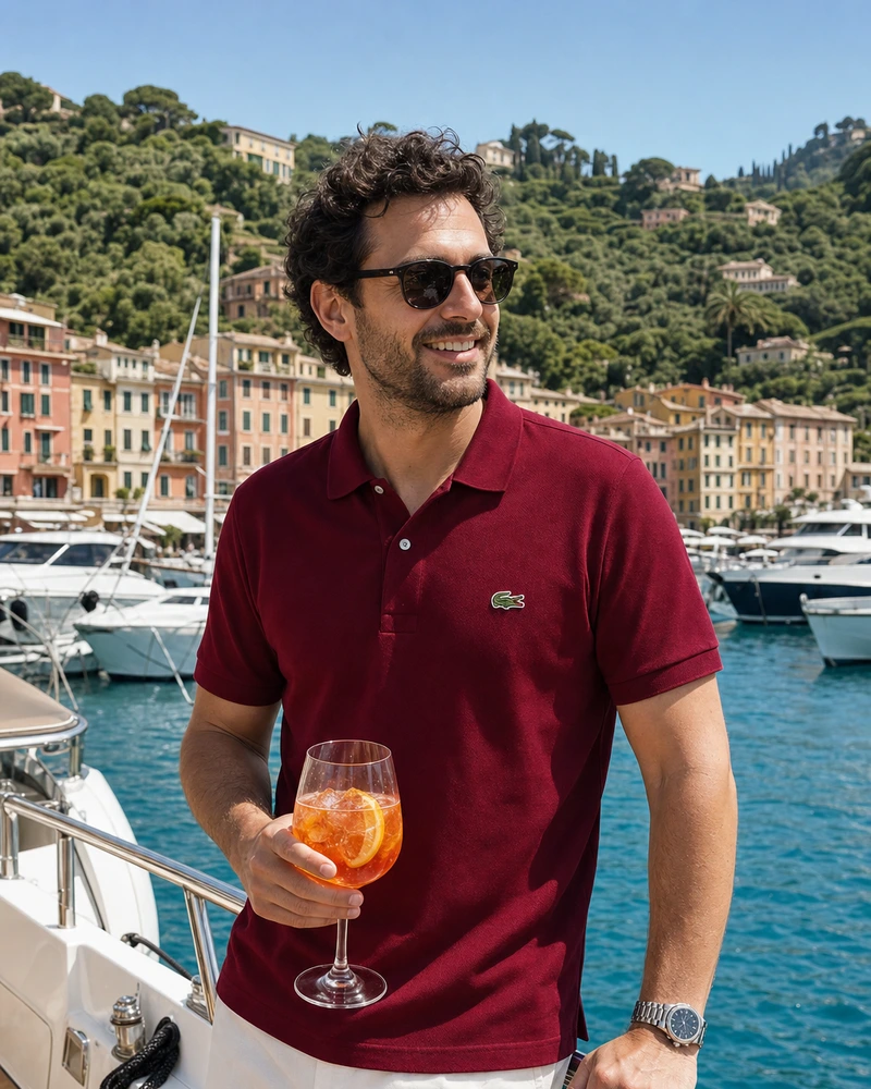 Kundenfoto von LACOSTE KLASSISCHES PIQUÉ-POLOSHIRT SET [ 2 BEZAHLEN 5 ERHALTEN] + SONNENBRILLE (2)
